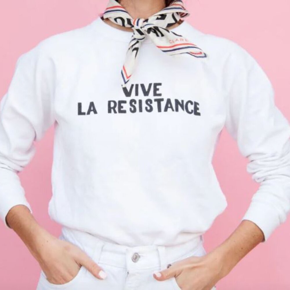 Clare V. Vive La Resistance Sweatshirt - Women's